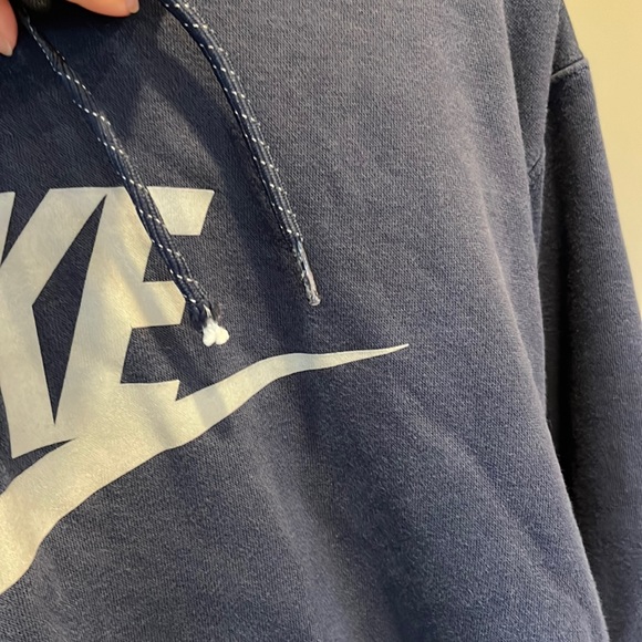 Nike pullover hoodie sweatshirt navy blue small - Picture 6 of 11